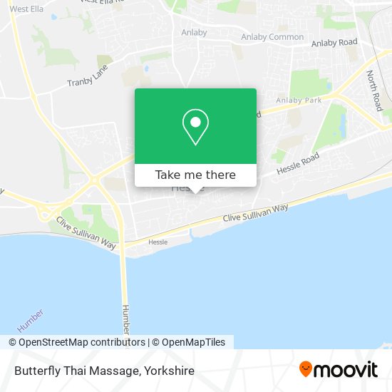Butterfly Thai Massage map