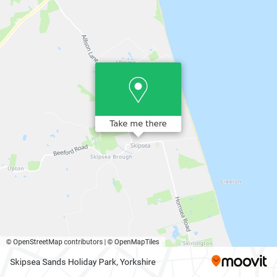 Skipsea Sands Holiday Park map