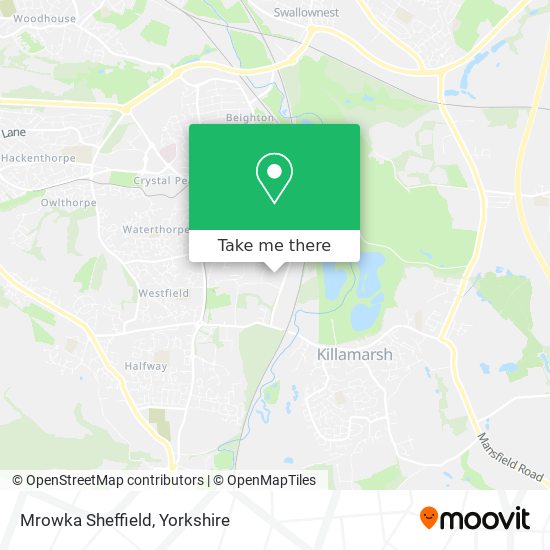 Mrowka Sheffield map