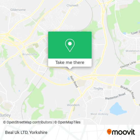 Beal Uk LTD map