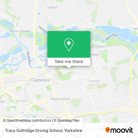 Tracy Guttridge Driving School map