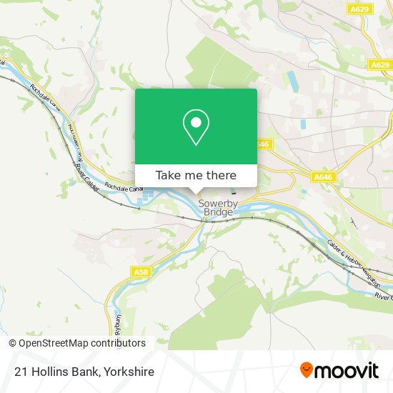 21 Hollins Bank map