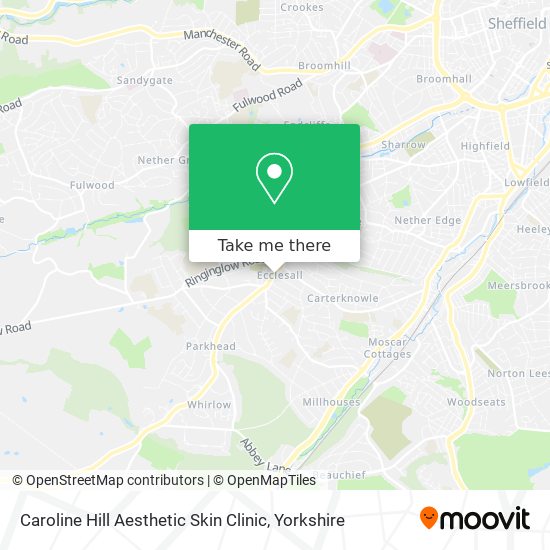 Caroline Hill Aesthetic Skin Clinic map