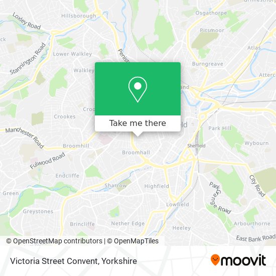 Victoria Street Convent map