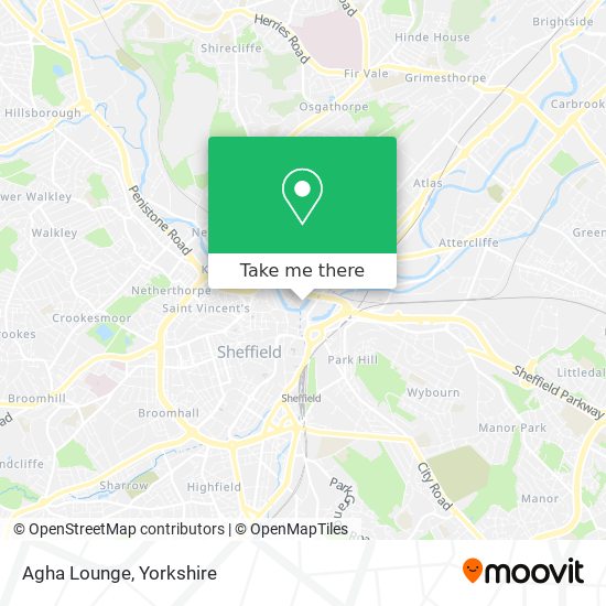 Agha Lounge map