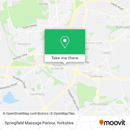 Springfield Massage Parlour map