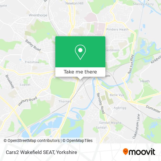 Cars2 Wakefield SEAT map