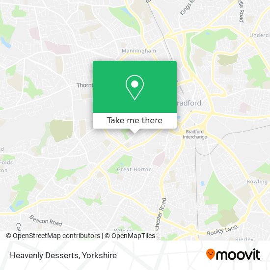 Heavenly Desserts map