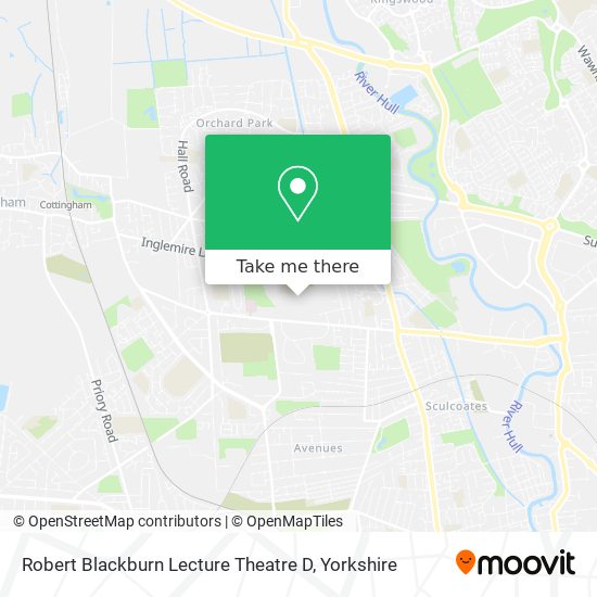 Robert Blackburn Lecture Theatre D map