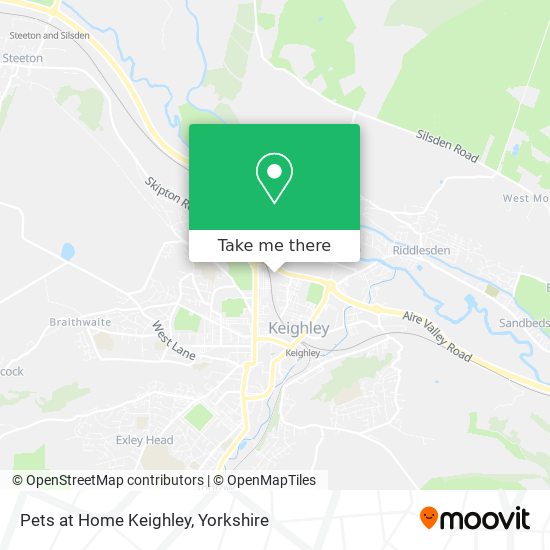 Pets at Home Keighley map