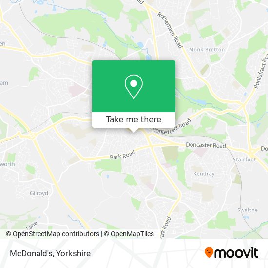 McDonald's map