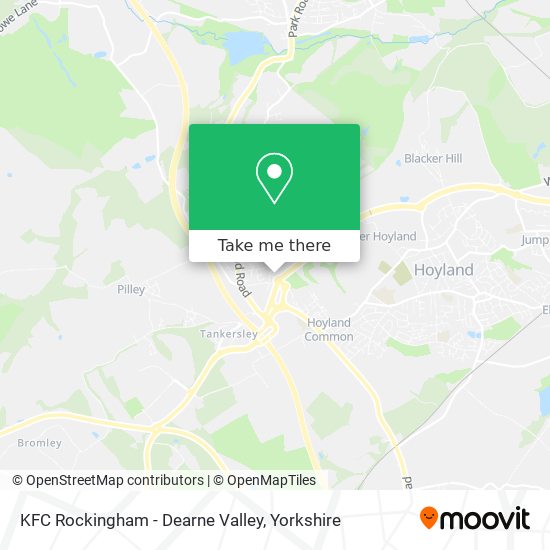 KFC Rockingham - Dearne Valley map