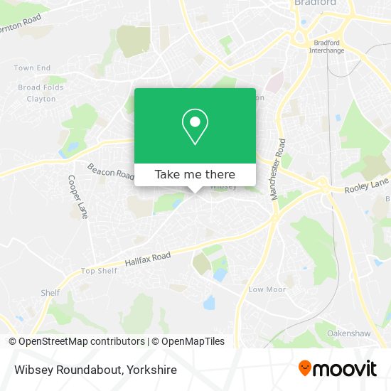 Wibsey Roundabout map