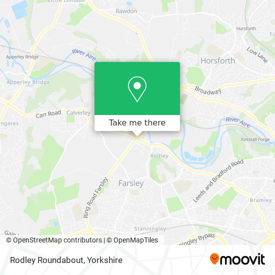 Rodley Roundabout map