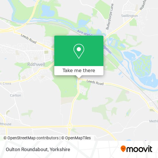 Oulton Roundabout map