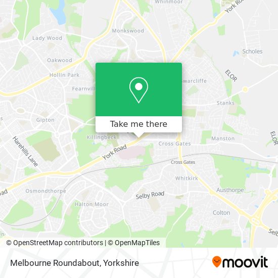 Melbourne Roundabout map