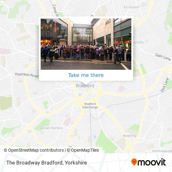 The Broadway Bradford map