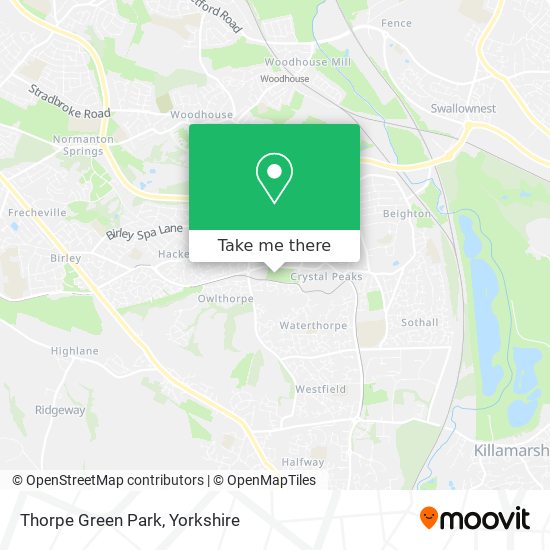 Thorpe Green Park map