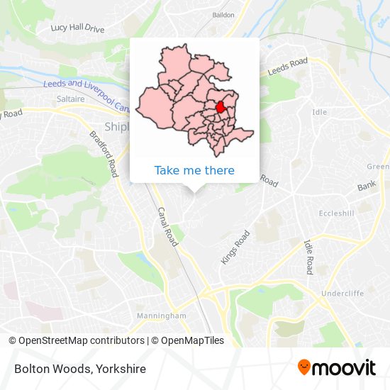 Bolton Woods map