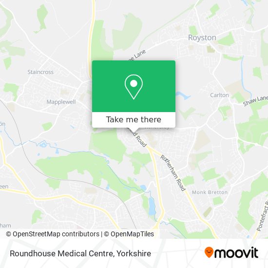 Roundhouse Medical Centre map