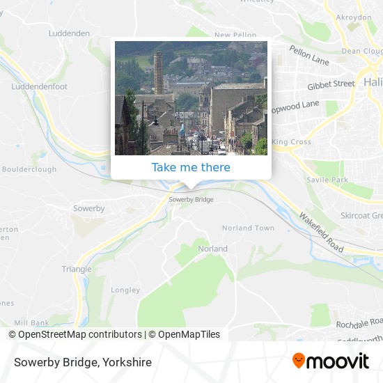 Sowerby Bridge map