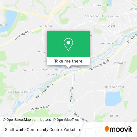 Slaithwaite Community Centre map