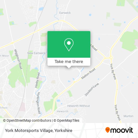 York Motorsports Village map