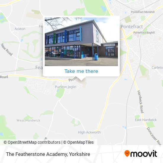 The Featherstone Academy map