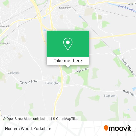 Hunters Wood map