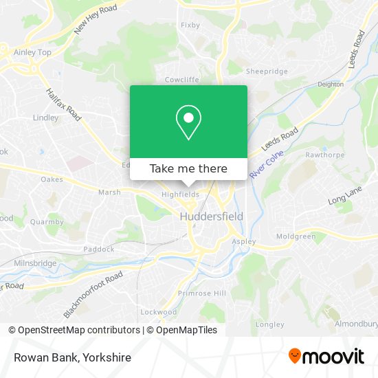 Rowan Bank map