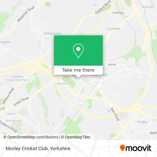 Morley Cricket Club map