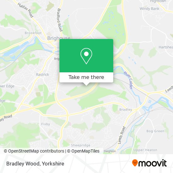 Bradley Wood map