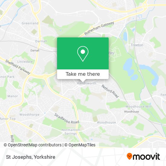 St Josephs map