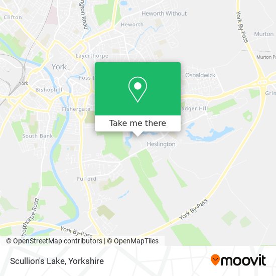 Scullion's Lake map