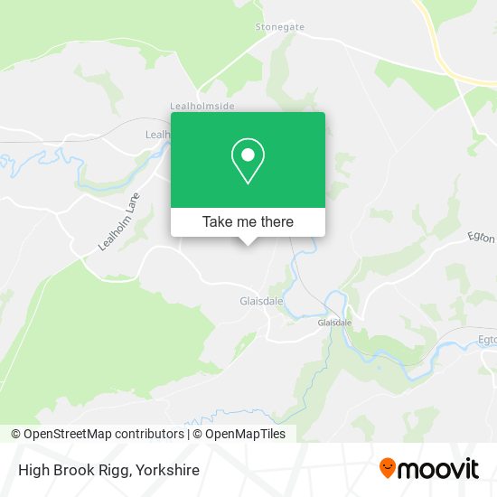 High Brook Rigg map