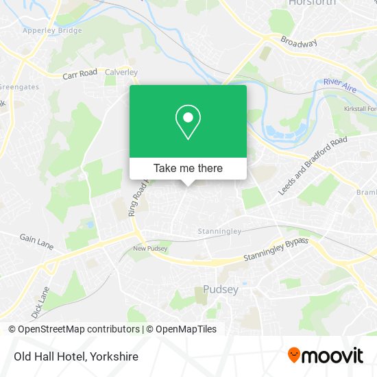Old Hall Hotel map
