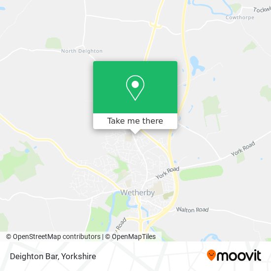 Deighton Bar map