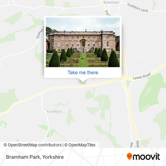 Bramham Park map