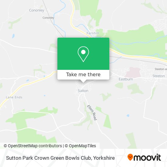Sutton Park Crown Green Bowls Club map