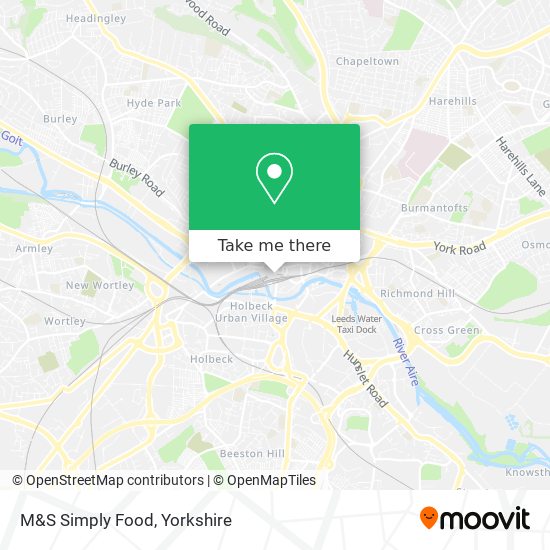 M&S Simply Food map