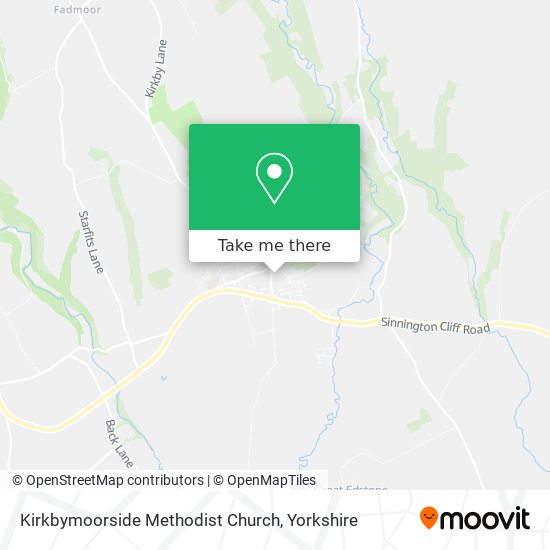 Kirkbymoorside Methodist Church map