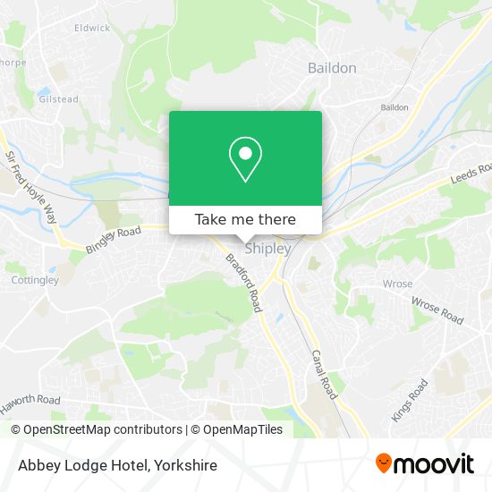 Abbey Lodge Hotel map