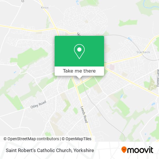 Saint Robert's Catholic Church map