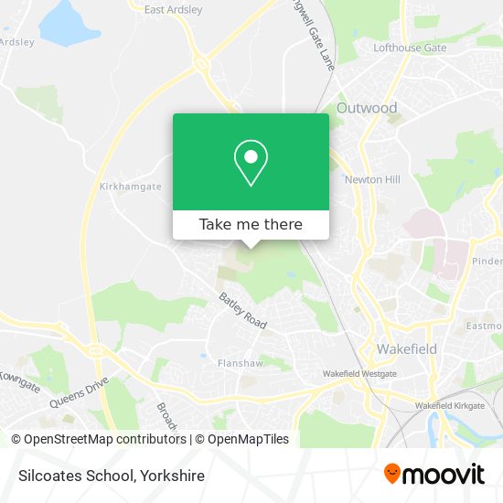 Silcoates School map