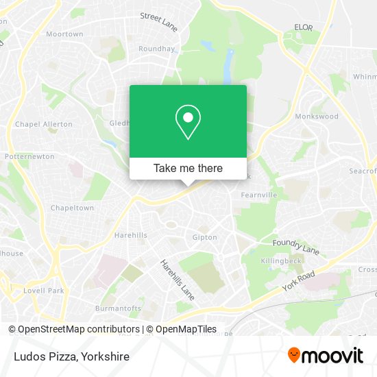 Ludos Pizza map