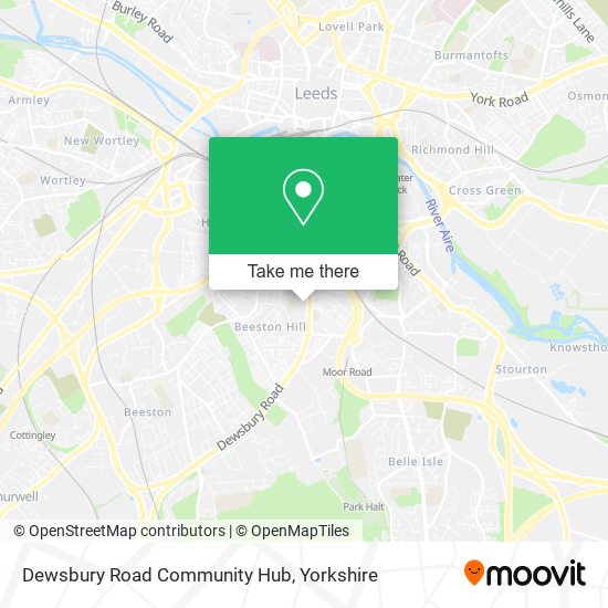 Dewsbury Road Community Hub map