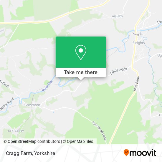 Cragg Farm map