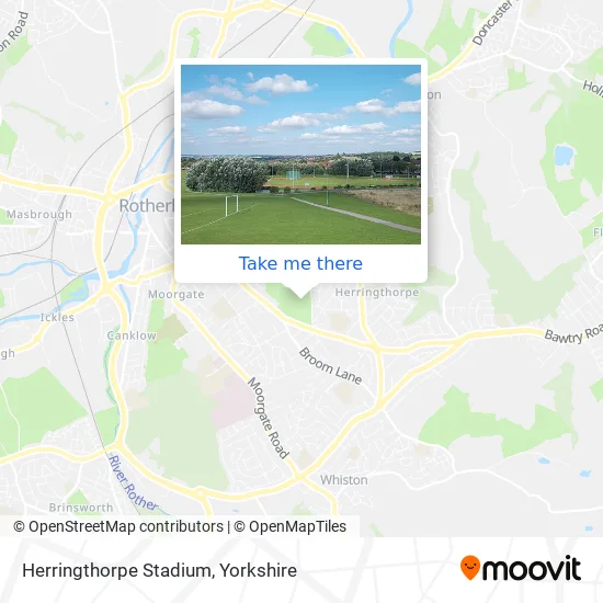 Herringthorpe Stadium map