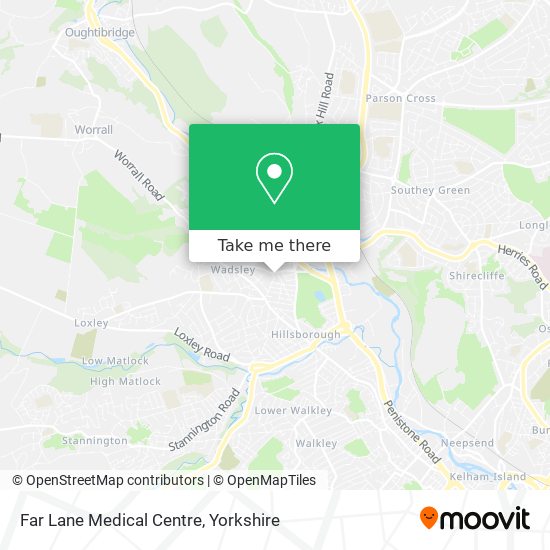 Far Lane Medical Centre map