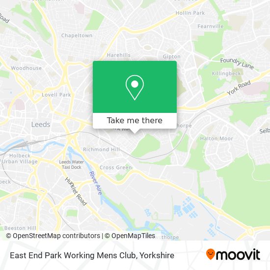 East End Park Working Mens Club map